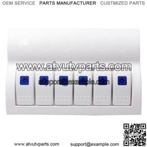 3PIN single light 6-digit white switch cination panel