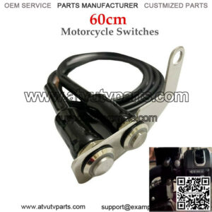 Motorcycle ATV Dirt Bike Refit Handle Bar Switch Control Button & Wiring Harness
