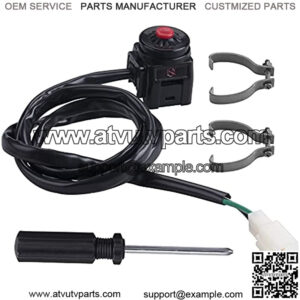 Universal 7/8" Motorbike Switch Handlebar Motorcycle Kill Stop Switch Horn Button 22mm