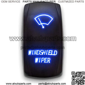 Stylemafia Waterproof Motorcycle ATV LED Light Bar Switch, Headlight Fog Light Spotlights aux Light Switch for 12V ATV Mini Bike Dirt Bike - Fits 7/8" Handlebars Red