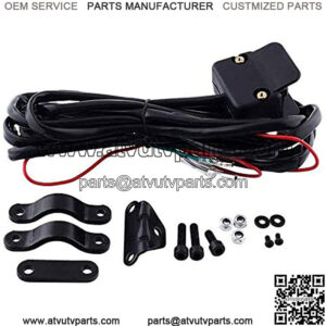 Waterproof Marine Boat Rocker Switch Toggle 12V 24V, 5 Pin SPST ON-Off Switch 12V/20A 24V/10A Blue LED Light, with Jumper Wires Set for Car Marine Boat Truck Trailer 4x4 Caravan RV SUV ATV UTV