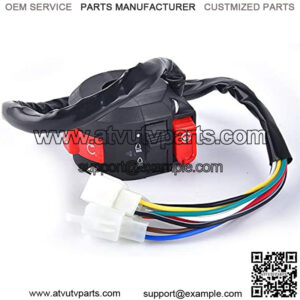 Left Switch Assembly Replacement for 50cc 70 cc 90cc 110 cc 125cc 150cc ATVs Quad 4 Wheelers SunL Coolster