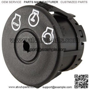 33-106 Ignition Switch Replaces 925-04019, 725-04019, Black