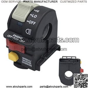 Handlebar Headlight Hi/Lo Beam Light/Kill/Stop Switch Fit for 2001-2005 Polaris Sportsman Replace OE 4010591 4010560 Used on ATV Motorcycle Snowmobile or Watercraft