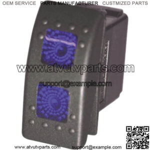 Contura II On-Off-On 2 Square Lens Rocker Switch