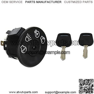 Virtionz Ignition Switch with Two Keys Replacement Compatible/Replacement for 532175566 || 175566 || for Riding Lawn Mowers
