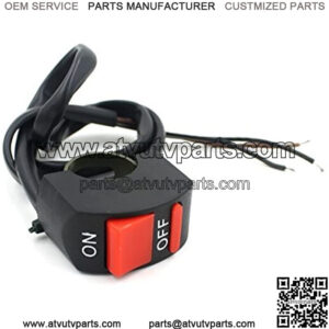 E-Bro Motorcycle ATV Bike Handlebar Kill Stop Switch ON OFF Button Bullet Connector