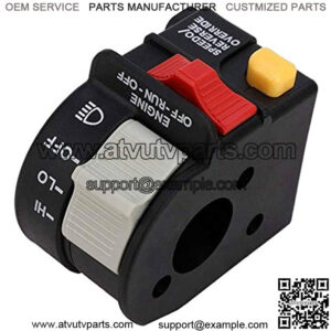 Handlebar Headlight Switch,Hi/Lo/Off Beam Light/Kill/Stop, 4010591, 4010560, 4010422 fit for 2001-2005 Sportsman 400 500 700 Magnum 325 330 Scrambler Xpedition Trail Boss ATP