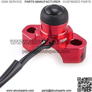 PRO CAKEN CNC Kill Switch Engine Stop Button Dirt Pit Bike ATV Quad Master (Red)