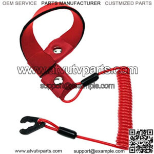 Start Stop Kill Safety Lanyard Fits for Jet Ski WaveRunner WaveVenture WaveRaider WaveJammer WaveBlaster FX140 Replace EW2-68348-00-00, Handlebar Switch Key Floating Emergency Flameout Rope