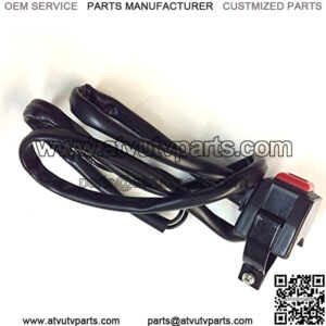 Universal 7/8" Handlebar Kill Cut Off Stop Switch Push Button used on Motorcycles ATVs Scooters Snowmobiles [B0175K1ECK]