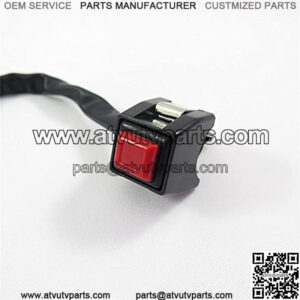 Universal Red 7/8" Handlebar Starter/Kill Cut Off Stop Switch Push Button Compatible With Motorcycles ATVs Scooters Snowmobiles [B01N655JZ5]