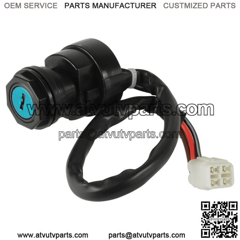 Ignition Key Switch For Yamaha Wolverine 450 YFM45F 2006 2007 2008 2009 2010 - Image 3