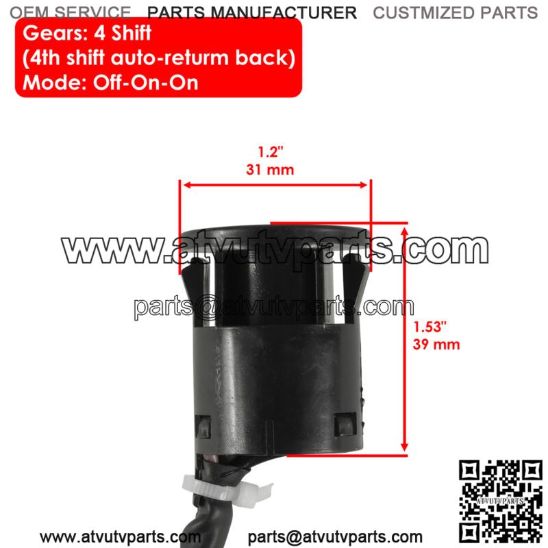 Ignition Key Switch for Polaris Predator 50 2004 2006 2007 / Sawtooth 200 2007 - Image 2