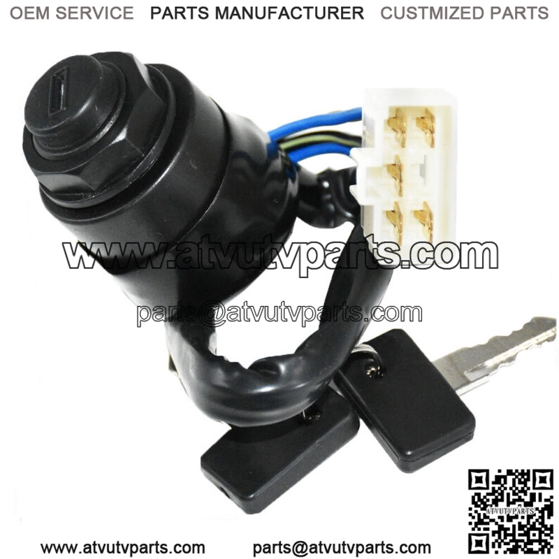 IGNITION SWITCH w/ Keys Fit KAWASAKI MULE 610 4X4 KAF400A KAF400C 2005 2006-2016 (For: Kawasaki Mule 610)