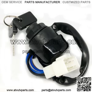 IGNITION KEY SWITCH FOR KAWASAKI MULE 4010 4X4 DIESEL KAF950 2009-2013 / TRANS