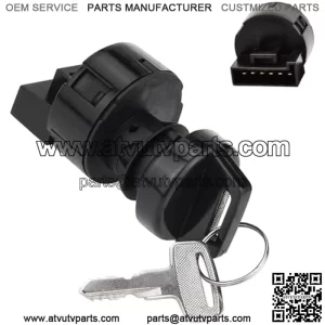 Ignition Switch Key 4 Position 6 Pin Fits for Polaris Ranger 400 500 570 800 4x4 Crew ACE 325 570 900 RZR 570 Sportsman 500 550 Repl.# 4012166 4011142