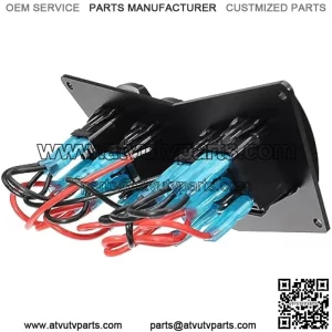12-24V Dash Panel 4 Rocker Switch for ATV UTV Polaris Ranger RZR XP 900 800 570
