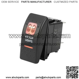Amber Backup Light Rocker Switch For Can-Am Maverick X3 Commander Defender UTV
