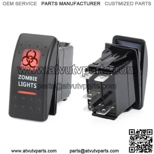 ZOMBIE LIGHTS SWITCH AMBER ORANGE LIGHT FOR CAN-AM MAVERICK X3 COMMANDER ROCKER