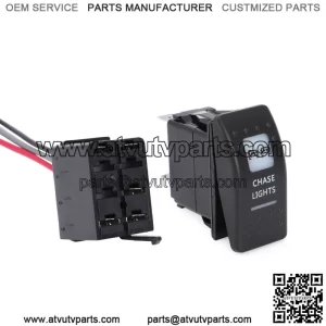 CHASE LIGHTS SWITCH WITH BLOCK - AMBER FOR CAN-AM MAVERICK X3 COMMANDER ROCKER