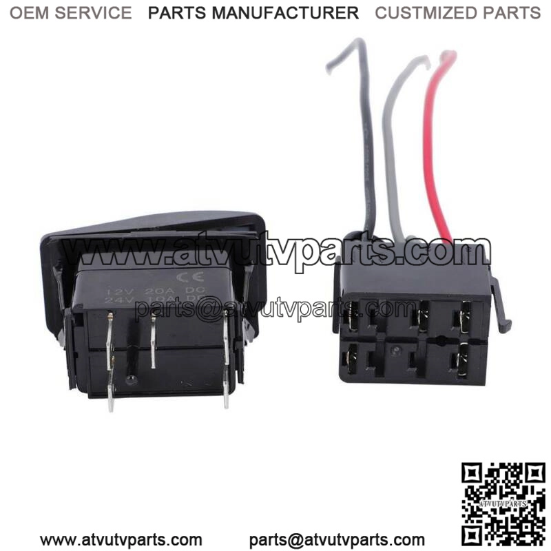 CHASE LIGHTS SWITCH WITH BLOCK - AMBER FOR CAN-AM MAVERICK X3 COMMANDER ROCKER - Image 3