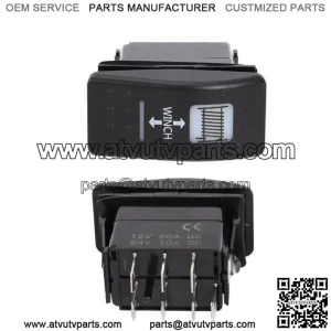 WINCH SWITCH ORANGE LIGHT ROCKER For CAN-AM COMMANDER MAVERICK X3 DEFENDER