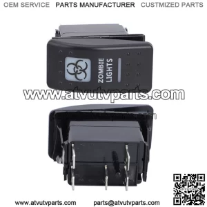 ZOMBIE LIGHTS SWITCH - AMBERORANGE  FOR CAN-AM MAVERICK X3 COMMANDER ROCKER