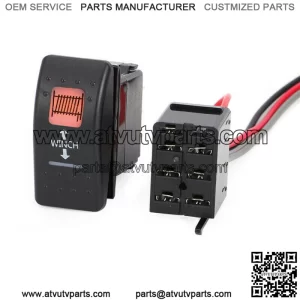 Winch Switch with Backing Amber For Can Am Maverick X3 Commander Rocker