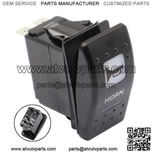 New Horn Switch Rocker Amber Light For CAN-AM COMMANDER MAVERICK X3 DEFENDER