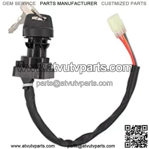 Ignition Switch w/Keys for Suzuki Ozark 250 LTF250 2x4 Quadrunner 500 LTF500F 4x4 Quadsport Z400 LTZ400 Quadsport Z250 LTZ250 Quadmaster 500 LTA500F