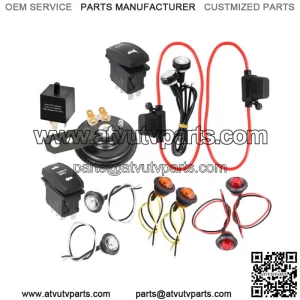 For SXS ATV UTV Rocker Switch Turn Signal Street Legal Led Reverse Kit New (For: More than one vehicle)