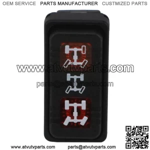 Polaris 4012747 AWD Dash Switch Brutus Ranger 500 570 800 900 1000 XP Crew
