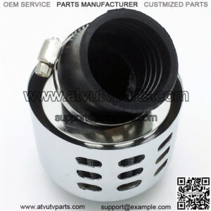 K&N Performance Air Filter 32mm Arc Neck Chromed Metal Cover