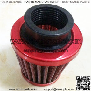Conical aluminum oxide air filter (filter height 60mm-red)