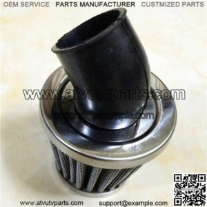 Cone air filter (filter height 60mm - elbow)