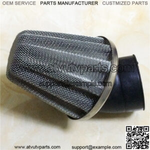 Cone air filter (filter height 70mm - elbow)