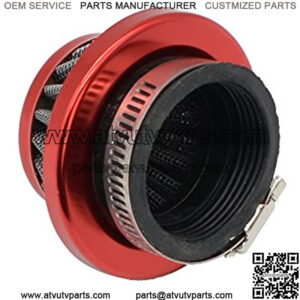 Red 42mm to 44mm Performance Air Filter for MOTOVOX MVS10 EVO Gas Powered Scooter X Dirt Dog 43cc 47cc 49cc Engines Mini Motor Atv Dirt Pit Bike 150cc Moped Scooter ATV Parts