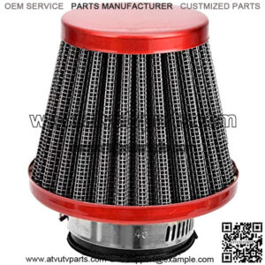 35mm Motorcycle Red Air Filter For 50cc 70cc 90cc 110cc 125cc Coolster Sunl Honda Yamaha Kawasaki Suziki ATV Quad Go Kart Pit Dirt Bike Parts,5% coupon applied at checkout,with coupon