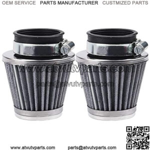 2 pcs 42mm Air Filter for GY6 125cc 150cc 250cc Motorcycle Scooter Moped Atv Dirt Bike