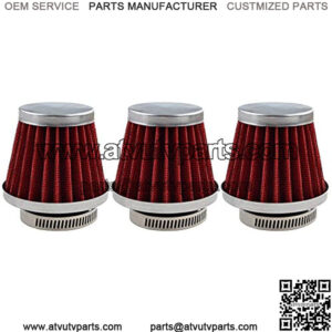 Red 42mm Warehouse Performance Air Filter Pod / 150cc-250cc Motorcycle Scooter ATV Dirt Bike(3 pcs??