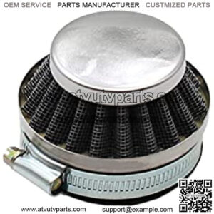 60mm Performance Motorcycle Air Filter for 2 stroke 39cc Water cooled Pocket Bike MTA4 Mini Bike 49 60 80cc Engine Motor Motorized Bicycle Parts?? Silver