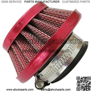 35mm Red Air Filter Cleaner Element for 50cc 70cc 90cc 110cc 125cc ATV Dirt Bike Go Kart Pit Bike 4 Wheeler Quad Dune Buggy
