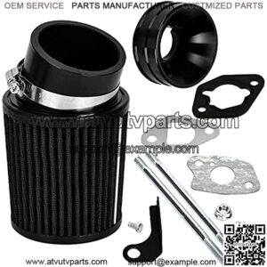 New Air Filter with Gasket Adapter Intake Kit for 6.5HP Honda Clone GX160 GX200 Go Kart Predator 212cc Engine Go Kart Racing Cart Mini Bike Parts