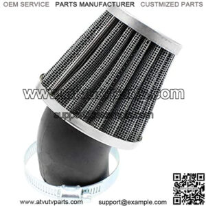38mm 39mm 40mm 1.5inch Air Filter Cleaner 45 Degree Angled for 50cc 70cc 90cc 110cc 125cc 150cc 200cc Motorcycle ATV Quad Scooter Gokart Moped Chopper Pit Dirt Pocket Mini Super Bike GY6 1.5in