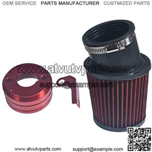 62mm Inlet Air Filter With Adapter Kit For Predator 212cc 6.5 HP GX160 GX200 Engine Racing Go Kart Cart Mini Bike