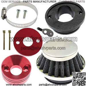 42mm 43mm 44mm Air filter Adapter Velocity Stack for 33cc 43cc 47cc 49cc 50cc 52cc Minimoto 2-stroke Dirt Mini Pocket Bike Kids ATV Go Kart Big Foot Goped Blad Gas Powered Scooter Motovox MVS10