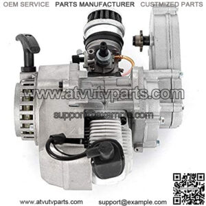 2 Stroke Engine Motor Air Filter with Gear Box for 49cc Mini Pocket Bike Gas G-Scooter ATV Quad Bicycle Dirt Pit Bikes