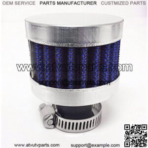 25mm Mini Air Intake Crankcase Breather Filter Valve Cover Catch Tank (Blue 1)