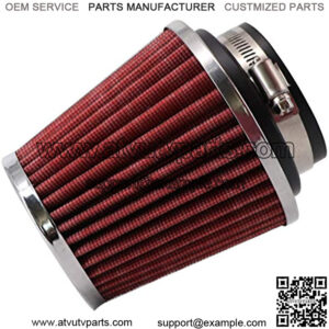 High Air Filter Universal Clamp-On Multi-Layers Replacement Engine Filter 6 In Round Tapered Washable Durable Stable RG-1003RD